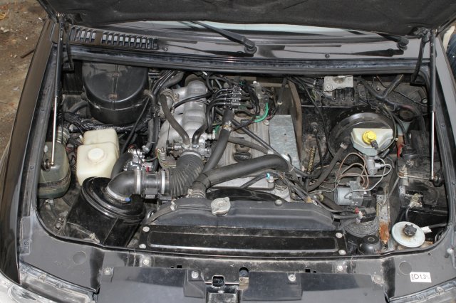 Подкапотная компоновка ГБО Alpha M на Уаз Патриот